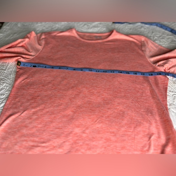 NWOT Reel Life Coral/Orange Women’s Fitted Long Sleeve Active Shirt - Picture 11 of 13